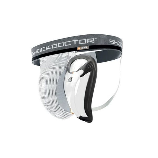 Shock Doctor Core Supporter mit Bio-flex Cup, schwarz - weiß