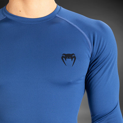 Venum Contender Herren Langärmeliger Rashguard - Blau