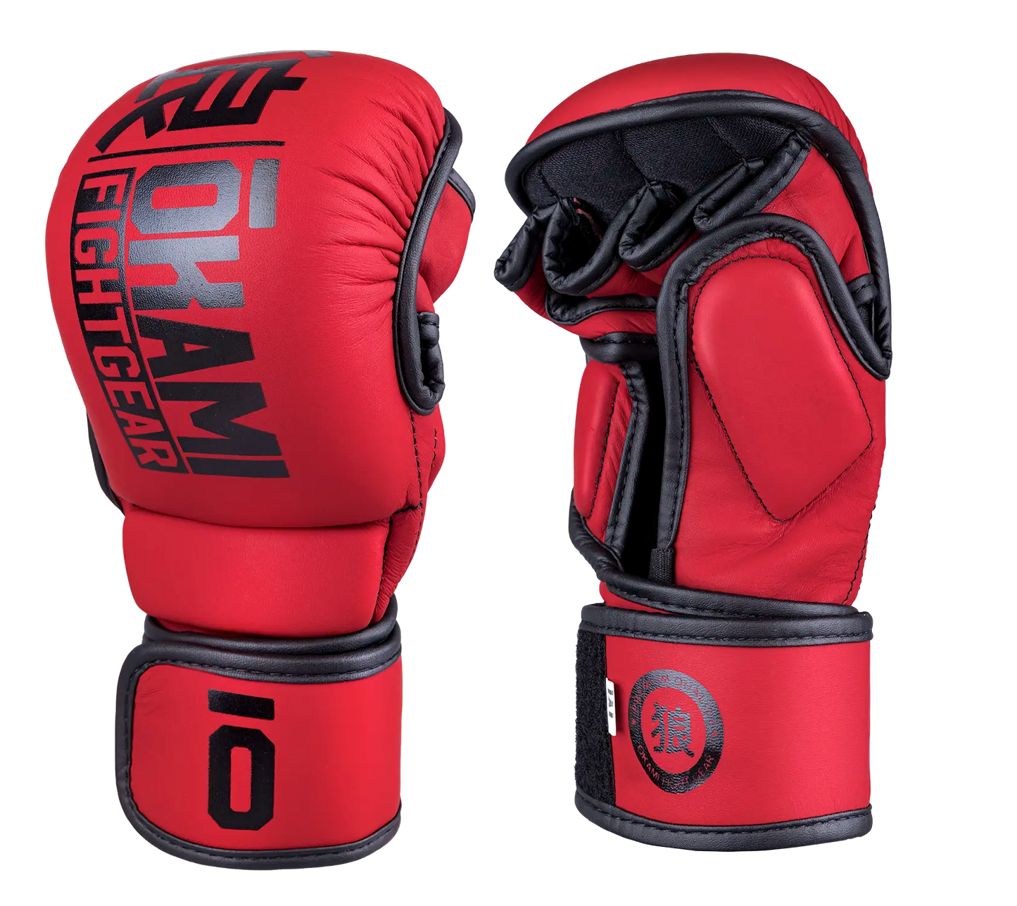 OKAMI FIGHTGEAR MMA Sparring Gloves V2 Red/Black