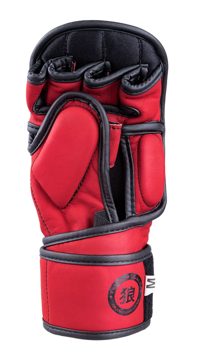 OKAMI FIGHTGEAR MMA Sparring Gloves V2 Red/Black