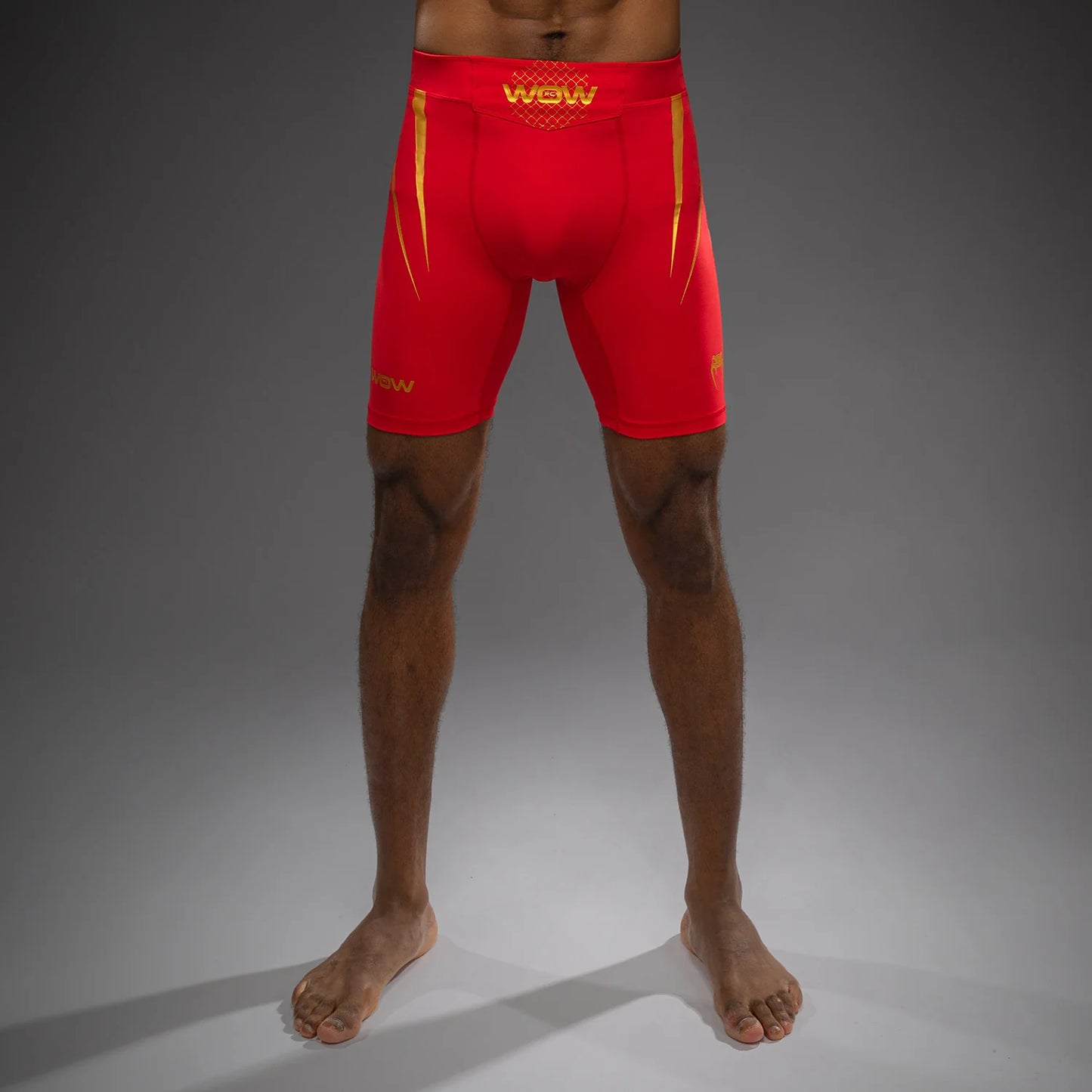 Venum x WOW FC Herren Vale Tudo Shorts - Fury Red/ Gold