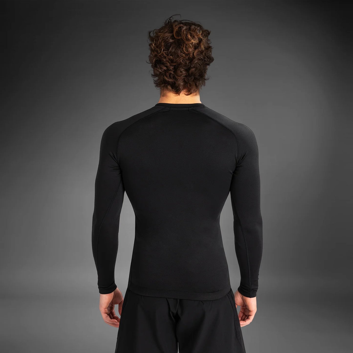 Venum Contender Herren Langärmeliger Rashguard - Schwarz/Weiß