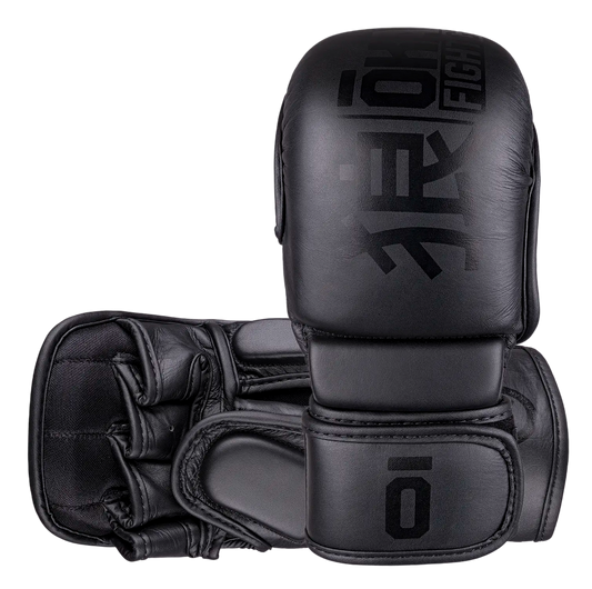 OKAMI FIGHTGEAR MMA Sparring Gloves V2 Black/Black