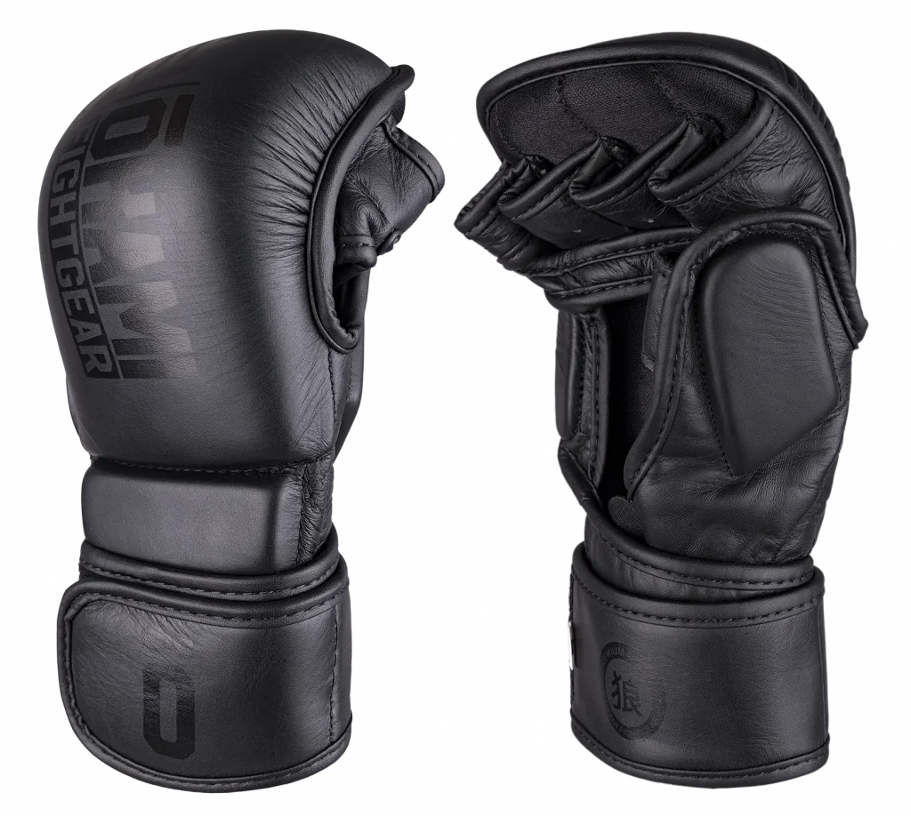 OKAMI FIGHTGEAR MMA Sparring Gloves V2 Black/Black