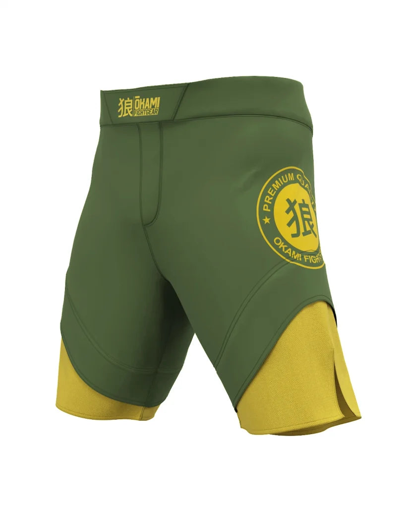 OKAMI Fightshorts Keii Khaki