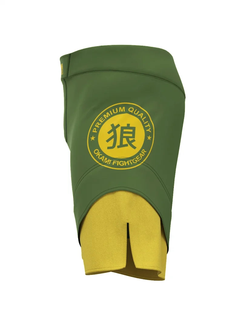 OKAMI Fightshorts Keii Khaki