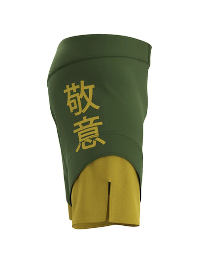 OKAMI Fightshorts Keii Khaki