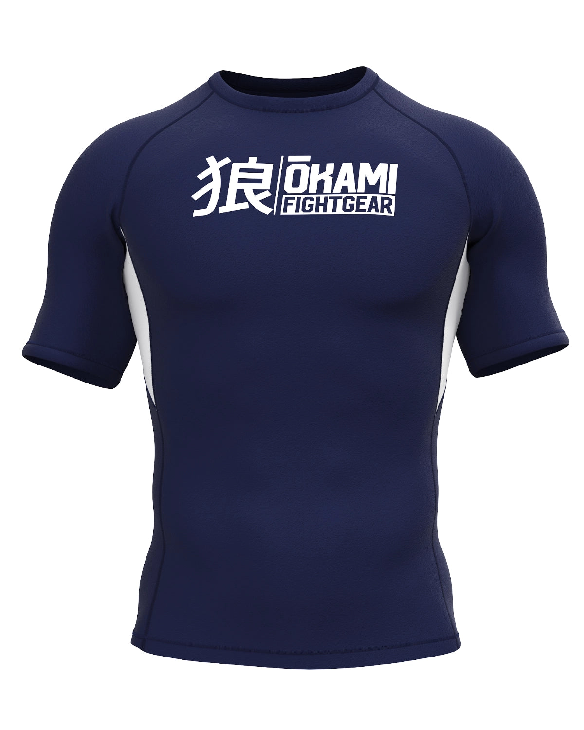 OKAMI Rashguard Short Sleeved Keii Navy