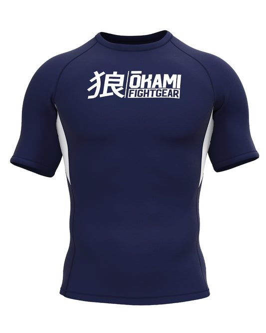 OKAMI Rashguard Short Sleeved Keii Navy