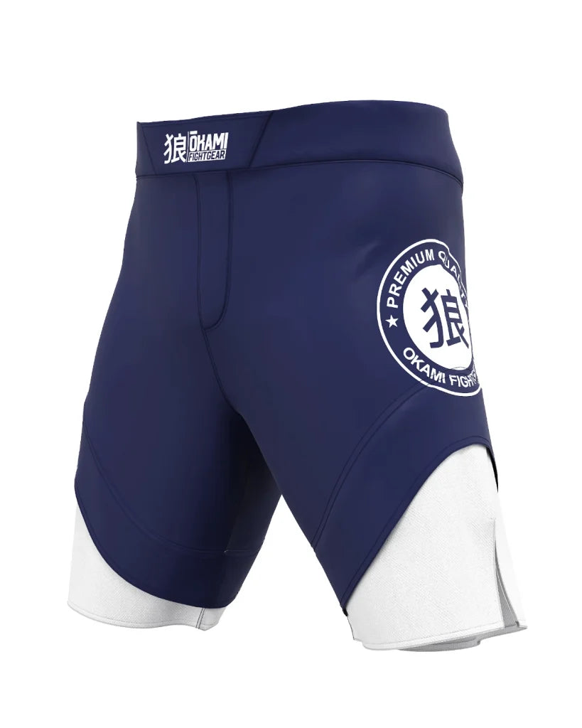 OKAMI Fight Shorts Keii Navy