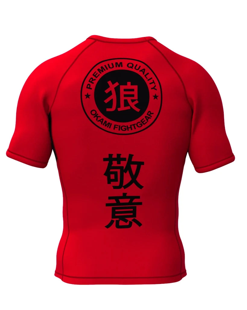 OKAMI Rashguard Short Sleeved Keii Flame