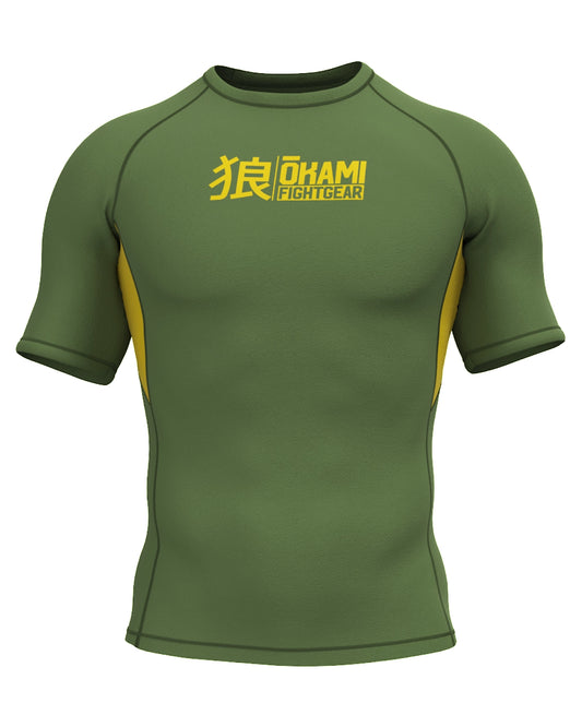 OKAMI Rashguard Short Sleeved Keii Khaki
