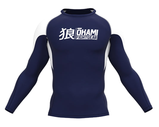 OKAMI Rashguard Long Sleeved Keii Navy