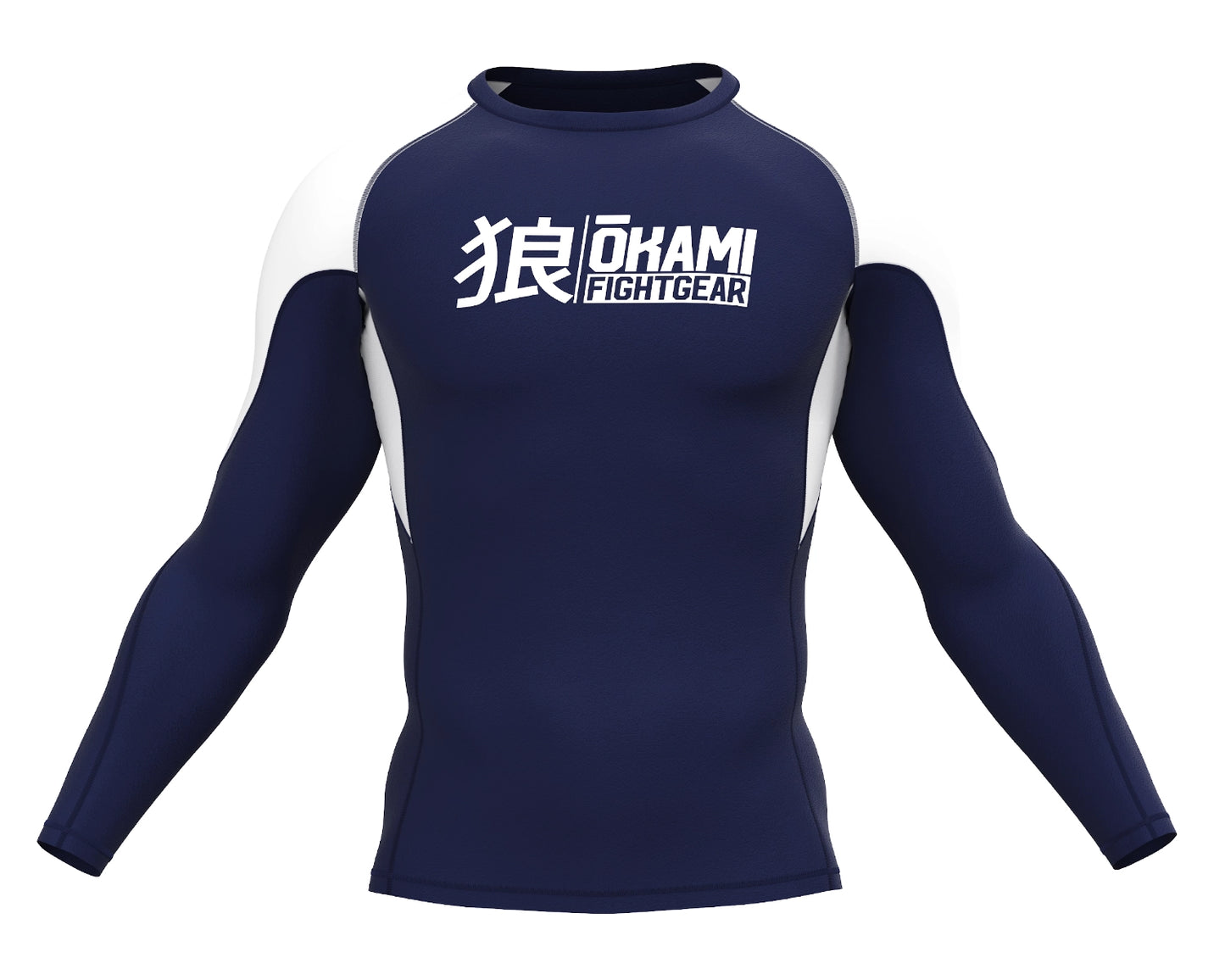 OKAMI Rashguard Long Sleeved Keii Navy