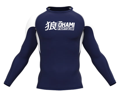 OKAMI Rashguard Long Sleeved Keii Navy