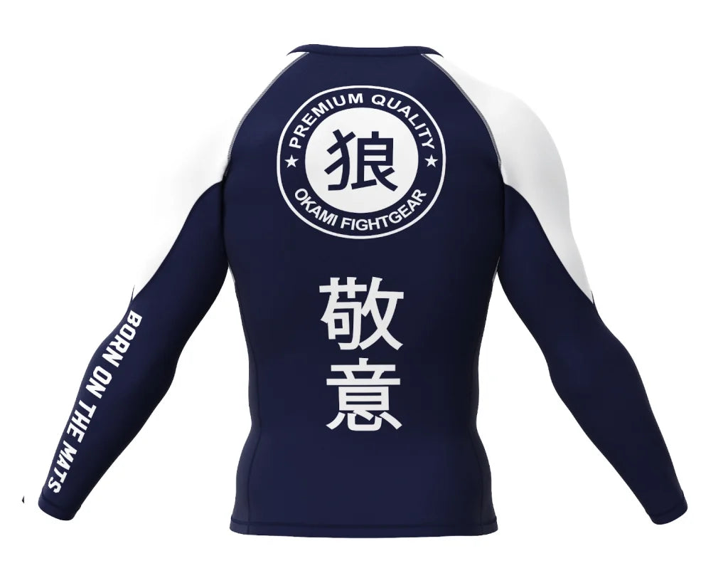 OKAMI Rashguard Long Sleeved Keii Navy
