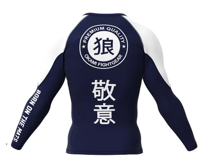 OKAMI Rashguard Long Sleeved Keii Navy