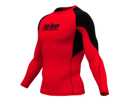 OKAMI Rashguard Long Sleeved Keii Flame