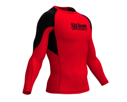 OKAMI Rashguard Long Sleeved Keii Flame