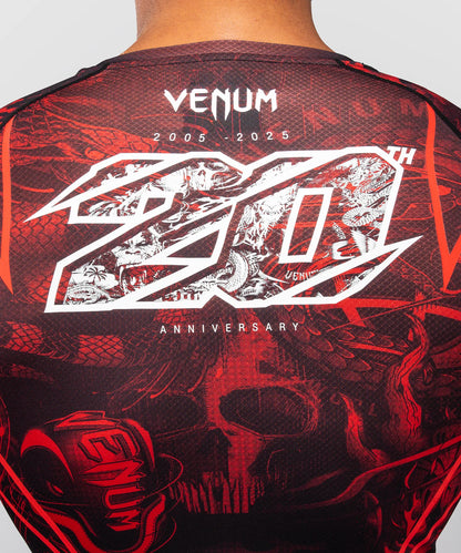 Venum 20th Anniversary Langarm Rashguard - Schwarz/Rot