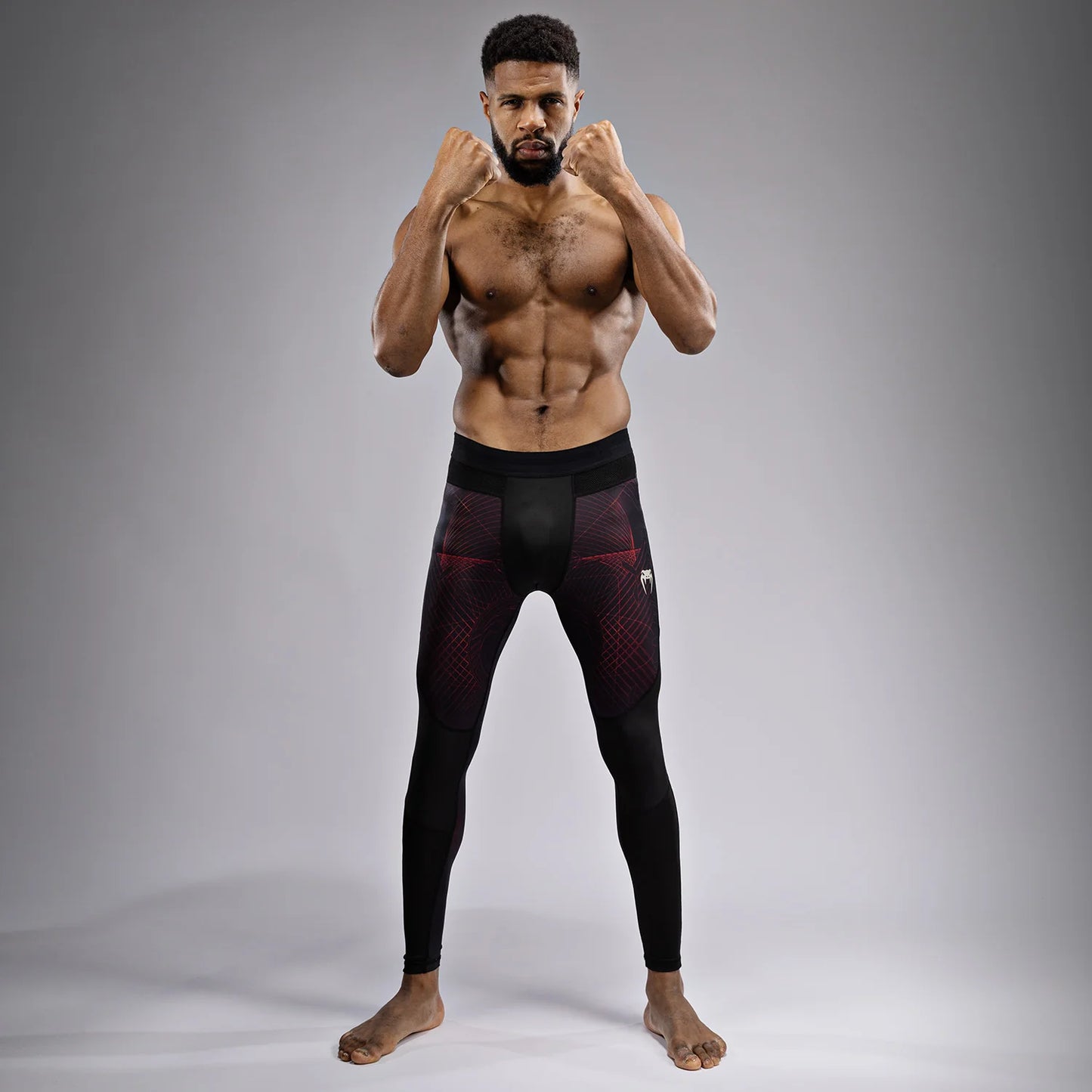Venum G-Fit Air Herren Spats - Tiefschwarz/Feuerrot