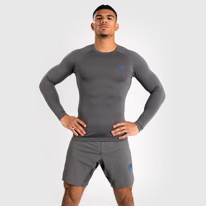 Venum Contender Herren Langärmeliger Rashguard - Grau