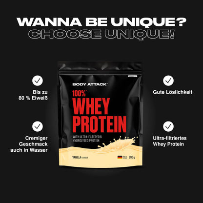 BODY ATTACK - 100% WHEY PROTEIN 900g