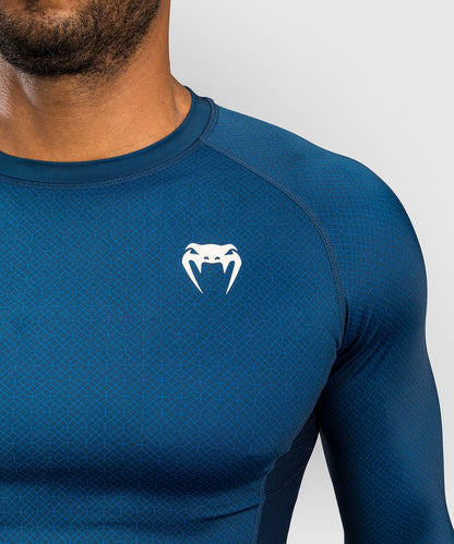 Venum x Roger Gracie Academy Langarm Rashguard - Blau
