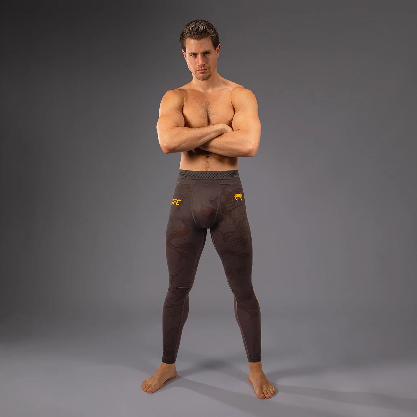 UFC Fusion by Venum Authentic Fight Week Herren Performance Tight - Erdiges Braun