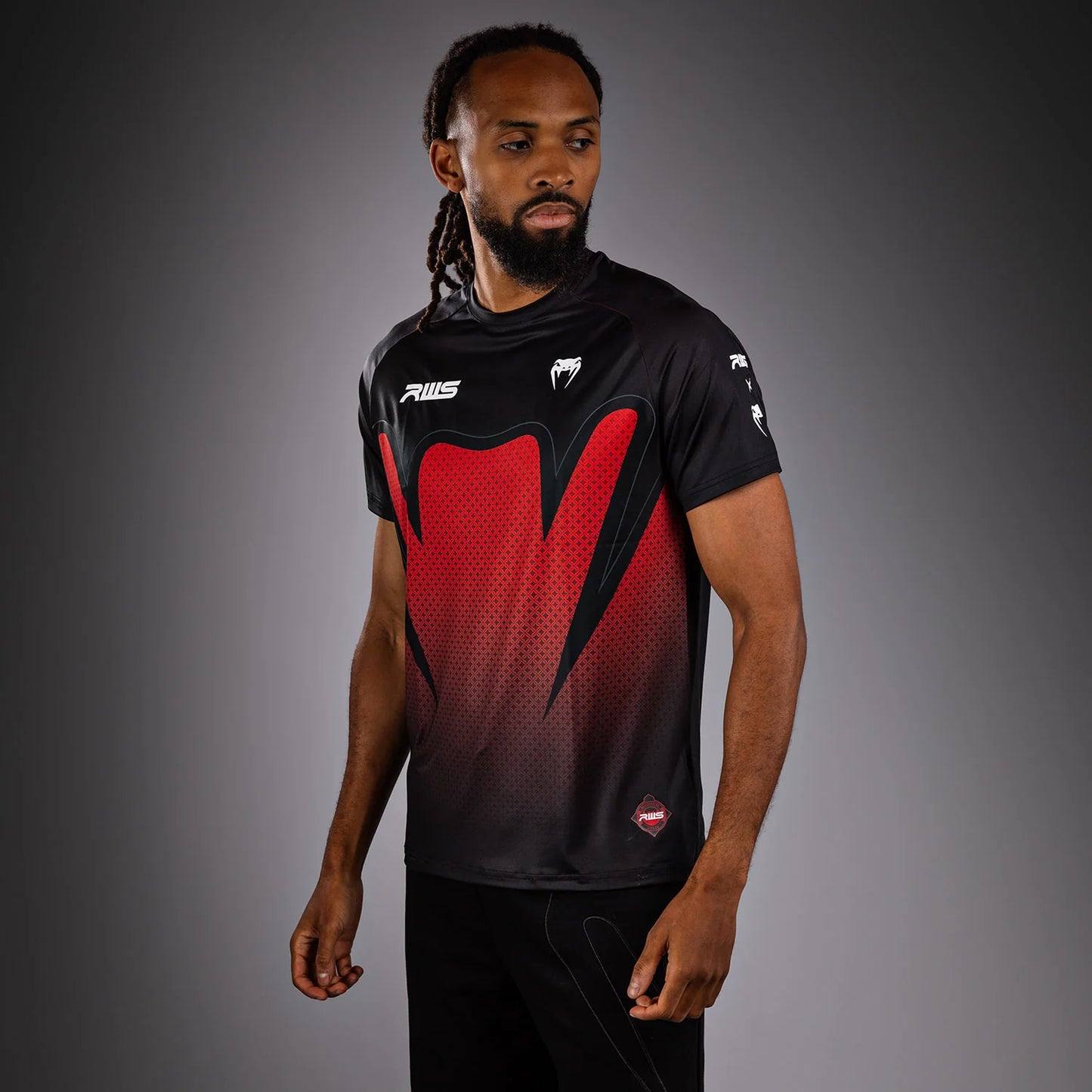 Venum x RWS 2.0 Men’s Dry-Tech T-Shirt – Weiß/Rot