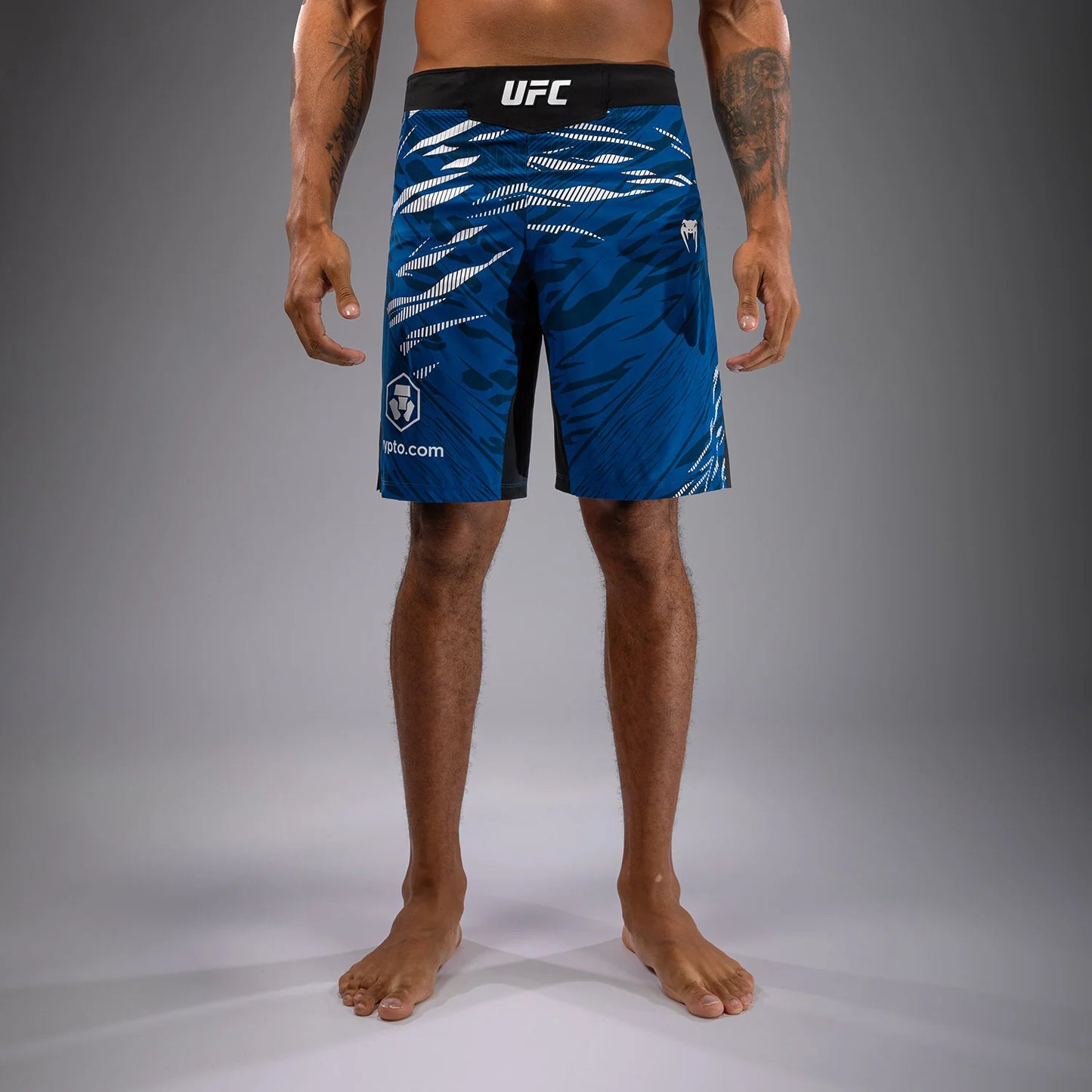 UFC Fusion by Venum Authentic Fight Night Herren Fight Short - Long Fit - Blau