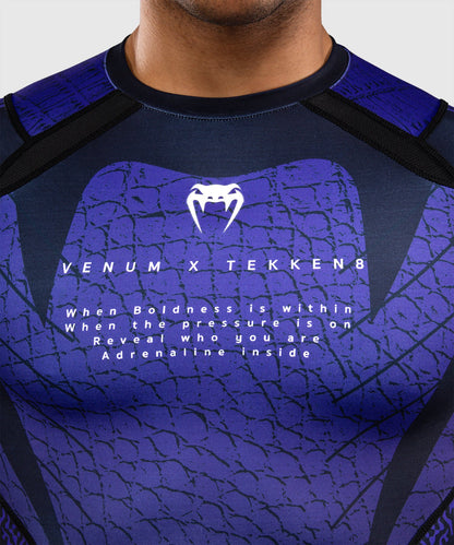 Venum x TEKKEN 8 Langarm Rashguard - Schwarz/Lila