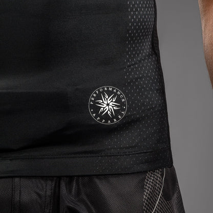 Venum Nexus Kurzarm Rashguard – Schwarz/Silber