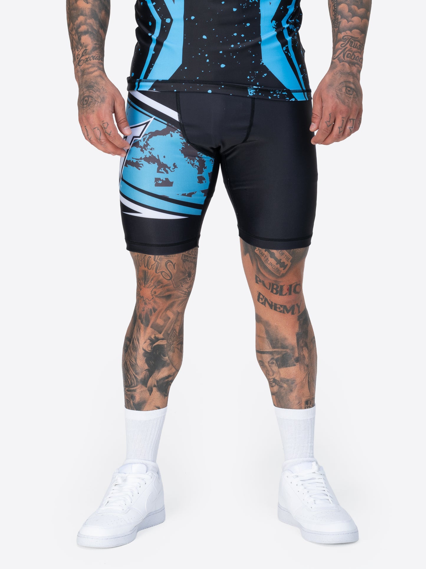 RENDALL Herren Funktionsshorts schmale Passform