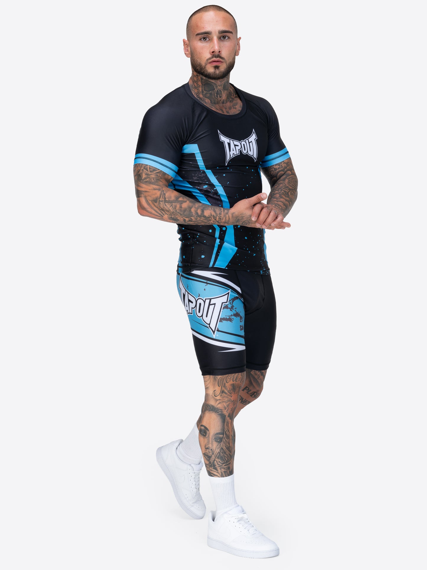 RENDALL Herren Funktionsshorts schmale Passform