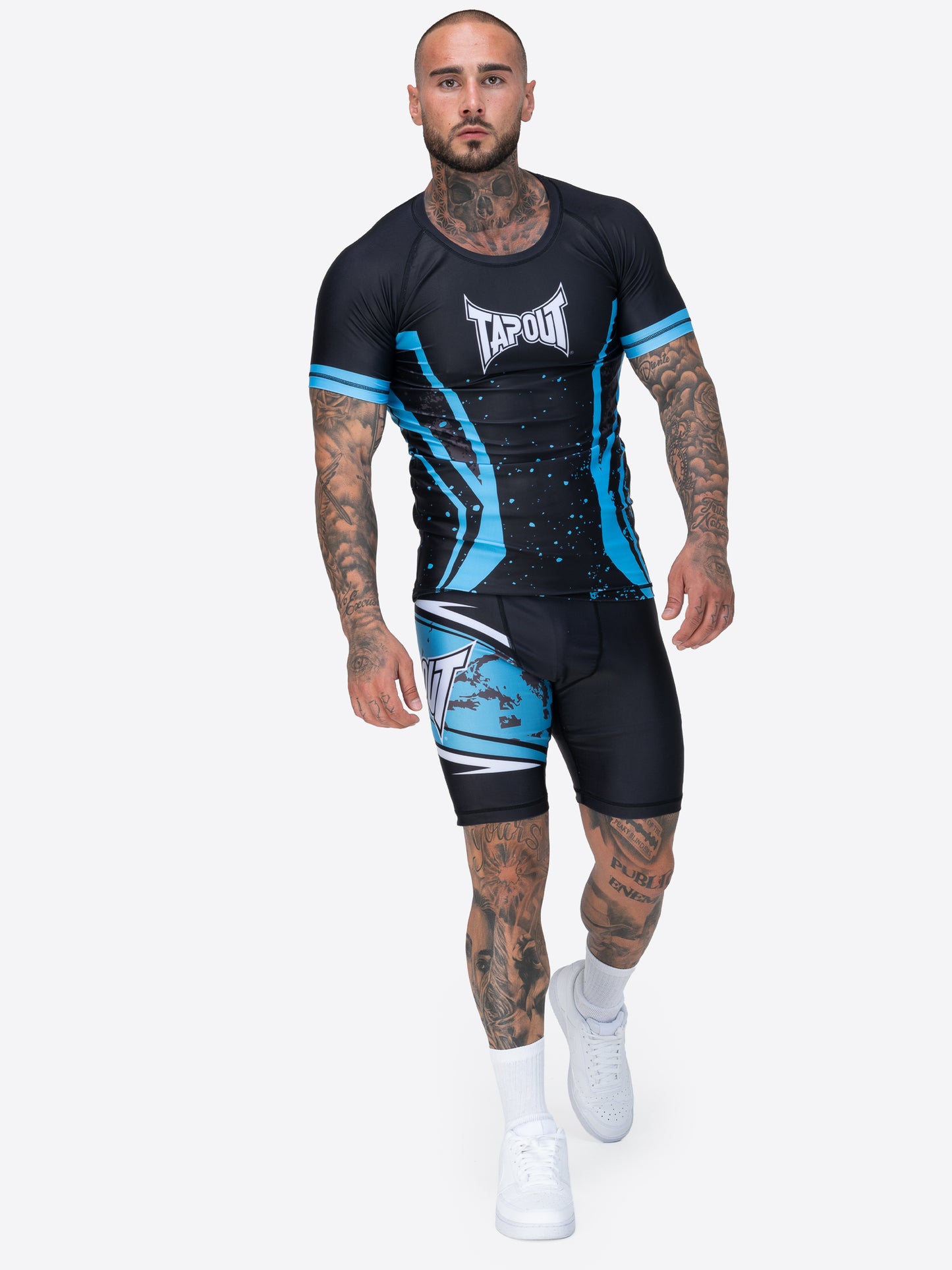 RENDALL Herren Funktionsshorts schmale Passform