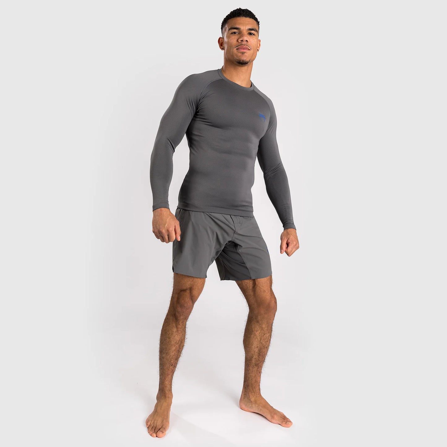 Venum Contender Herren Langärmeliger Rashguard - Grau