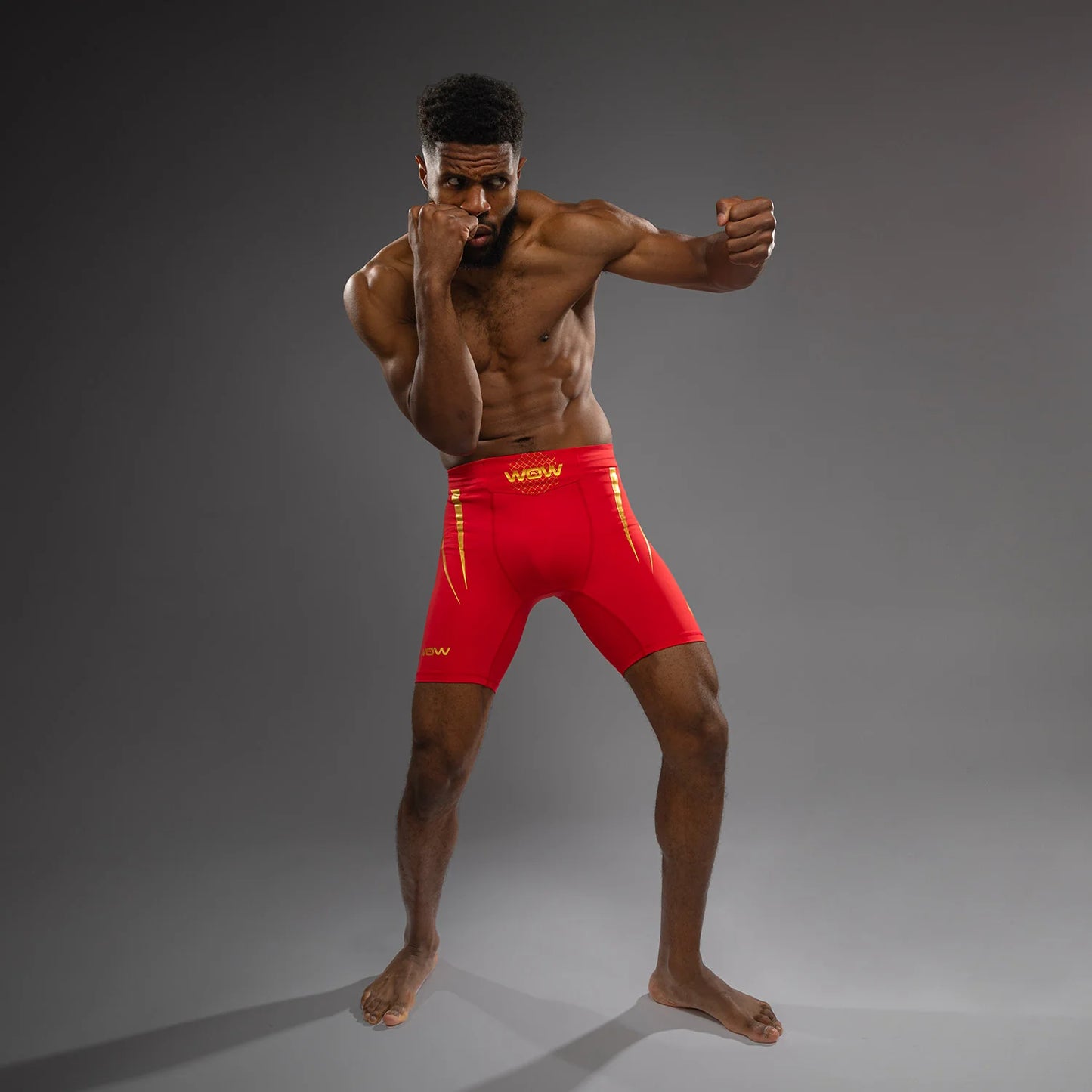 Venum x WOW FC Herren Vale Tudo Shorts - Fury Red/ Gold