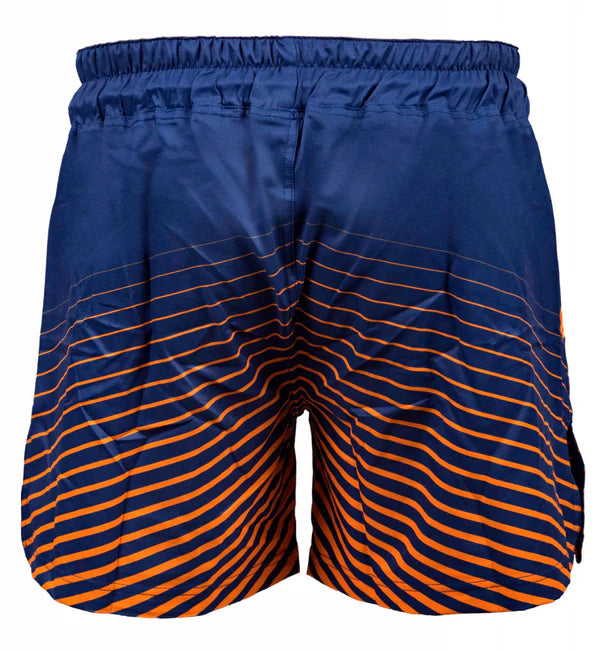 OKAMI Fight Shorts Big Kanji Navy kids