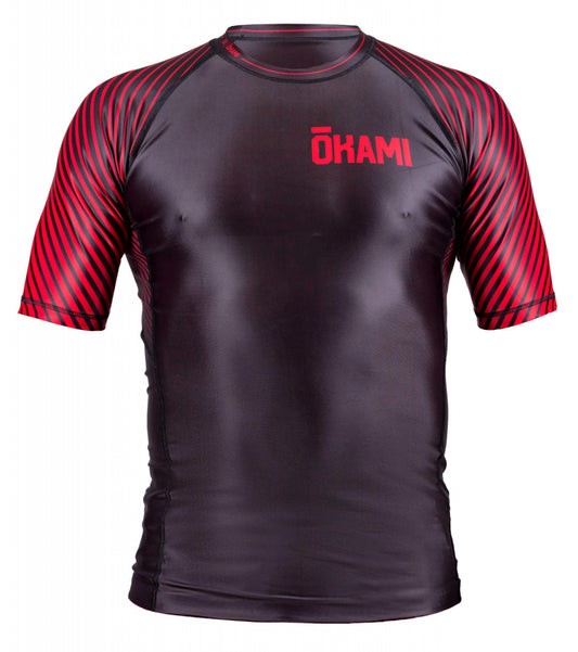 OKAMI Rashguard Big Kanji - black