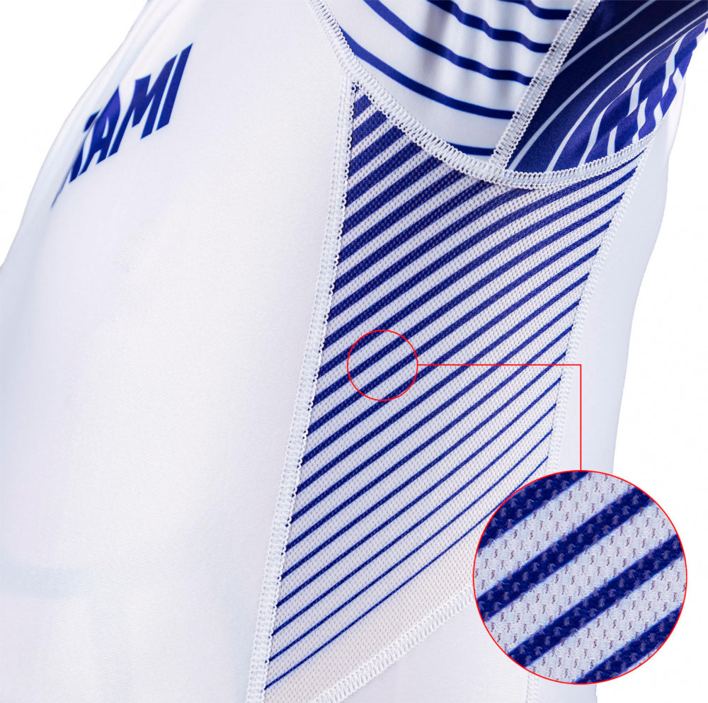OKAMI Rashguard Big Kanji White