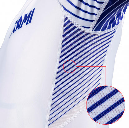 OKAMI Rashguard Big Kanji White