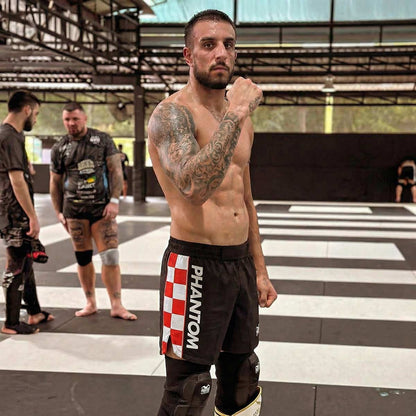 Fightshorts FUSION-R - Team Croatia - Schwarz