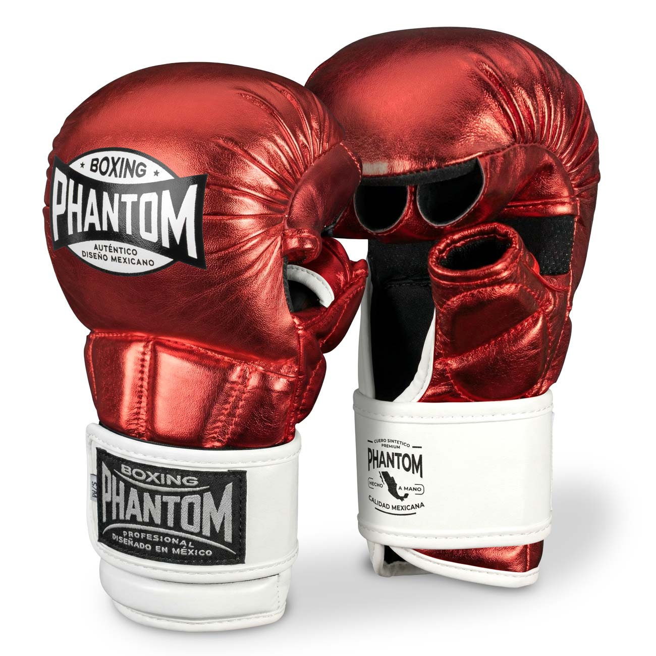 MMA Sparring Handschuhe MEXICO - Rot/Weiß