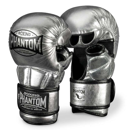 MMA Sparring Handschuhe MEXICO - Silber/Schwarz