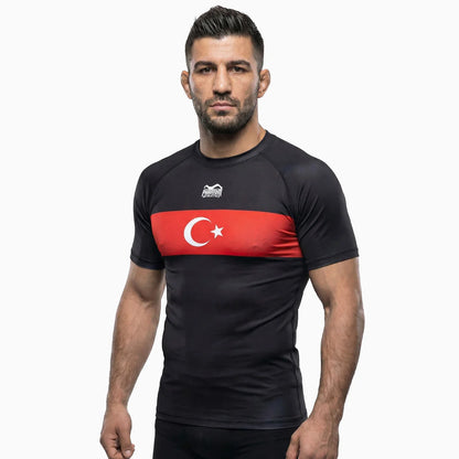 Rashguard Team Turkey - Schwarz