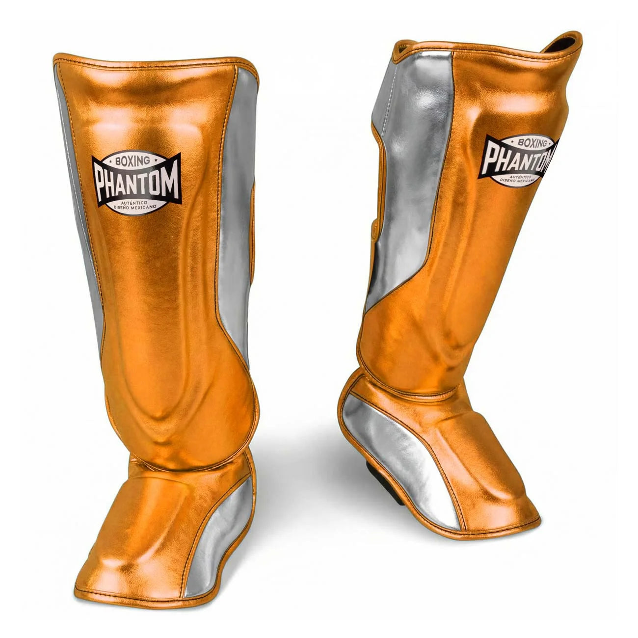 Schienbeinschutz MEXICO - Orange/Silber