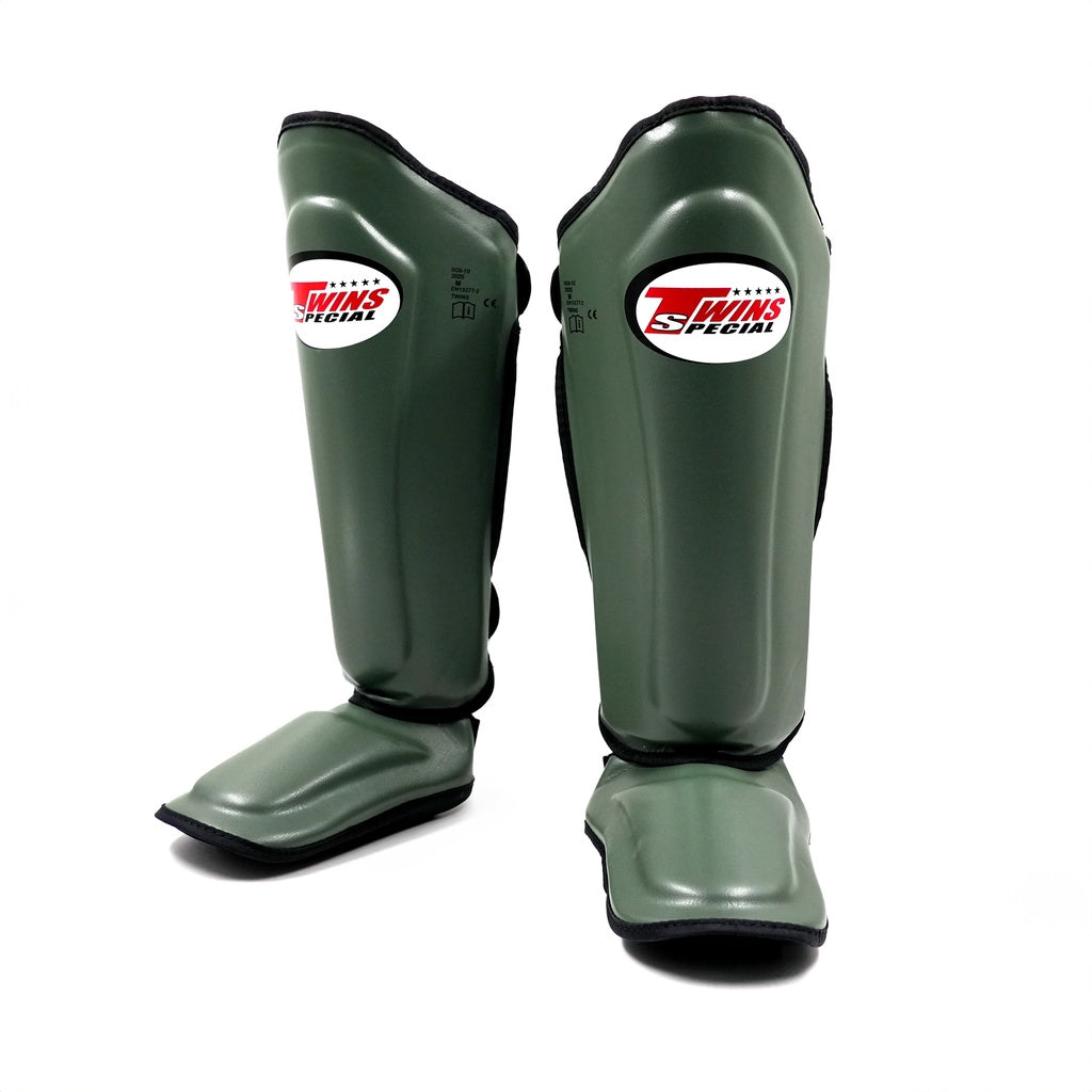 SGS 10 OLIVE Twins Schienbeinschoner