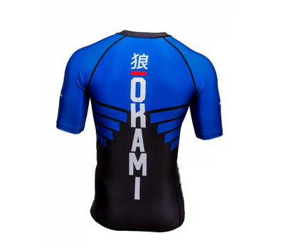 OKAMI Rashguard Competition blue