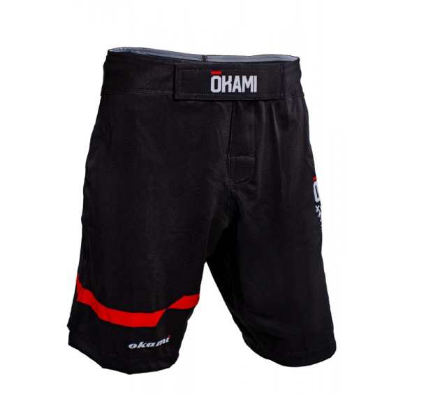 SALE Okami fightgear Competition Fightshorts Basic Black #1
